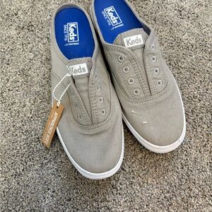 💜 NWT Keds Dream LT Slip On Sneakers in Gray and Blue